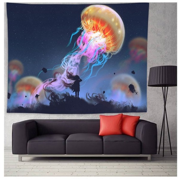 Jellyfish - Printed Tapestry
