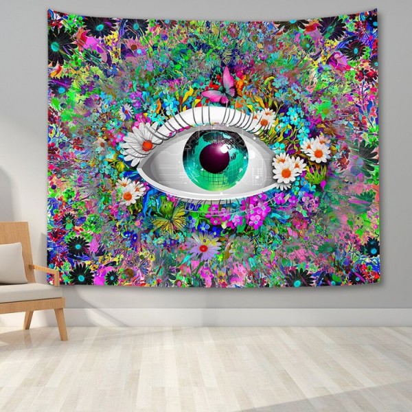 Colorful Human Eye - Printed Tapestry
