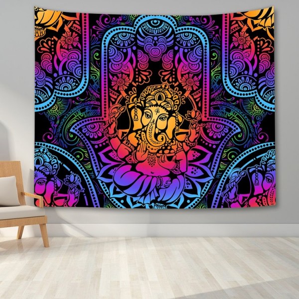 Hamsa Divination Hand - Printed Tapestry