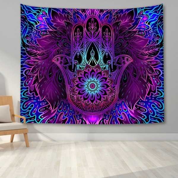 Hamsa Divination Hand - Printed Tapestry