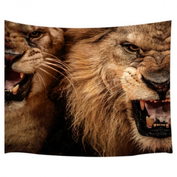Lion - Printed Tapestry