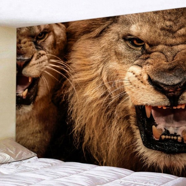 Lion - Printed Tapestry