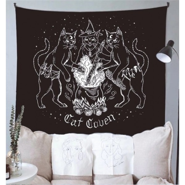 Cat - Printed Tapestry