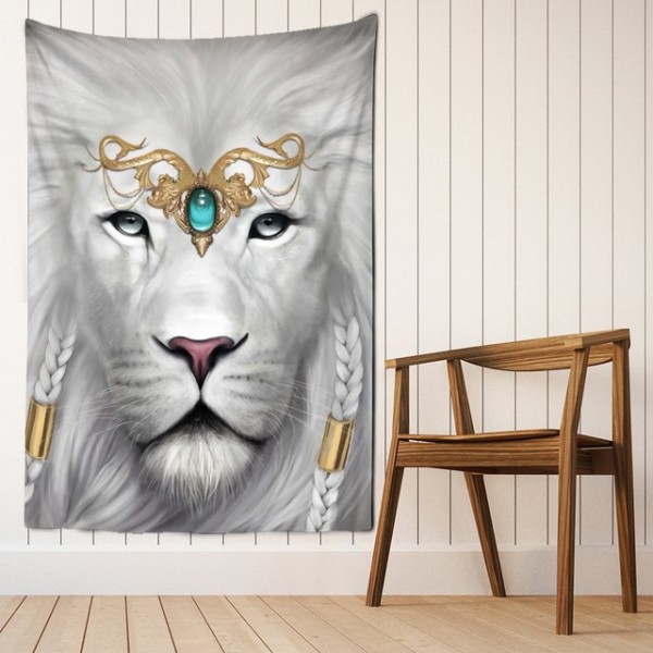 Lion - Printed Tapestry