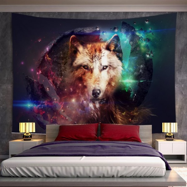 Wolf - Printed Tapestry