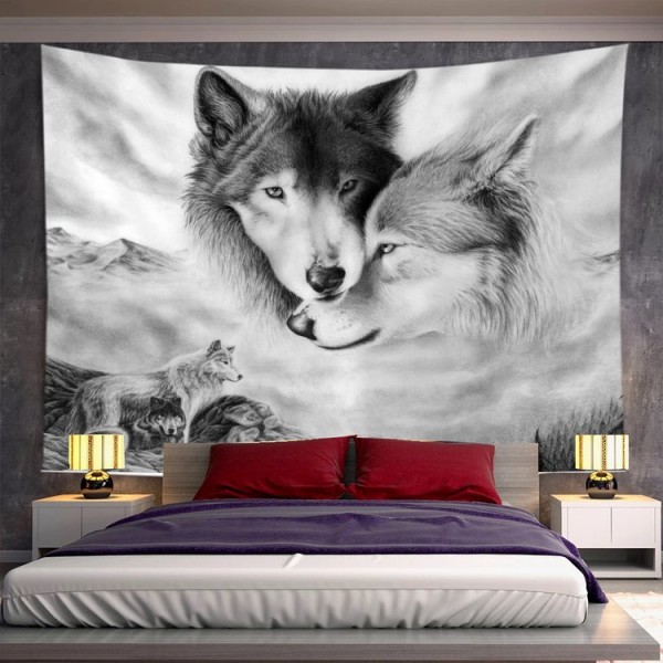 Wolf - Printed Tapestry