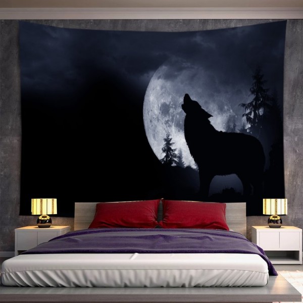 Wolf - Printed Tapestry