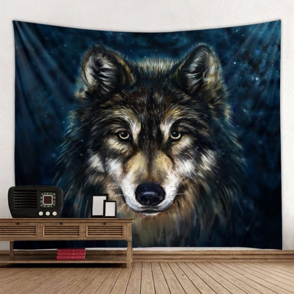 Wolf - Printed Tapestry