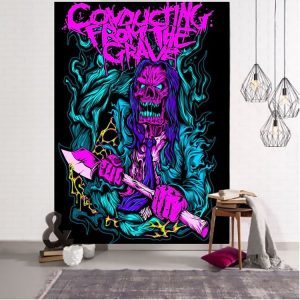 Zombie witch - Printed Tapestry