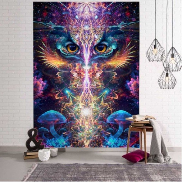 Owl - Printed Tapestry