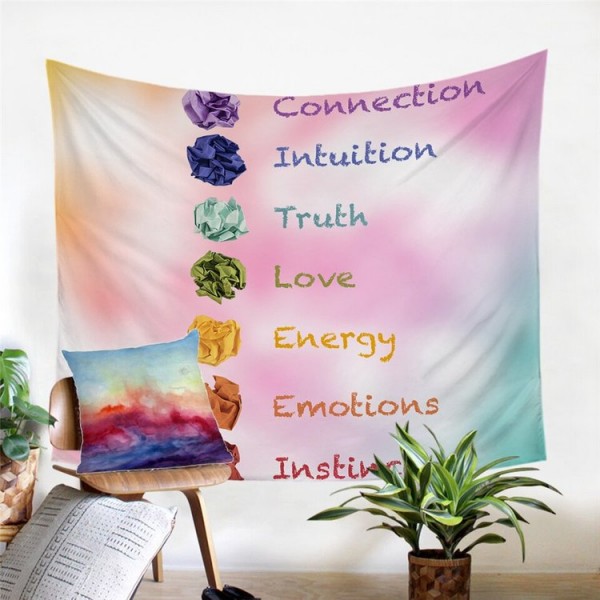 Hippie Chakra - Printed Tapestry