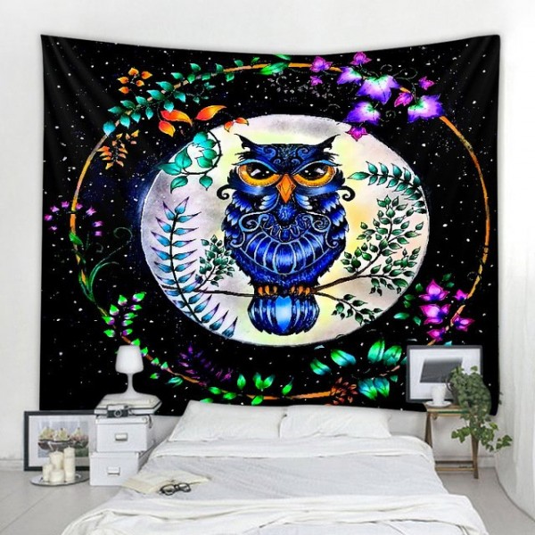 Owl - Printed Tapestry