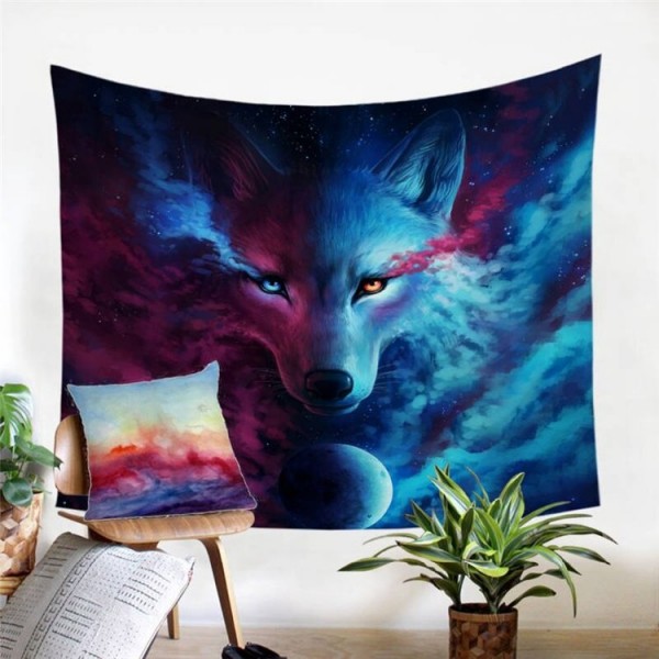 Light And Dark - Printed Tapestry