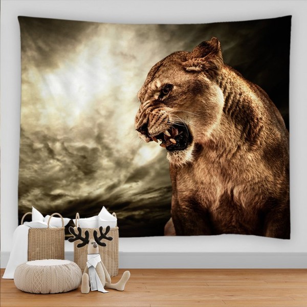 Lion - Printed Tapestry