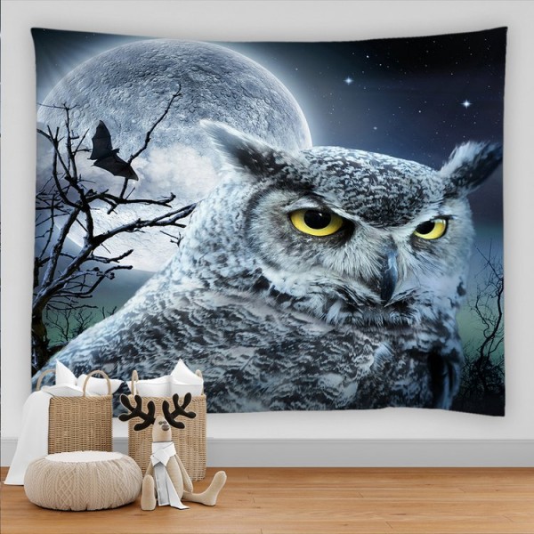 Owl - Printed Tapestry