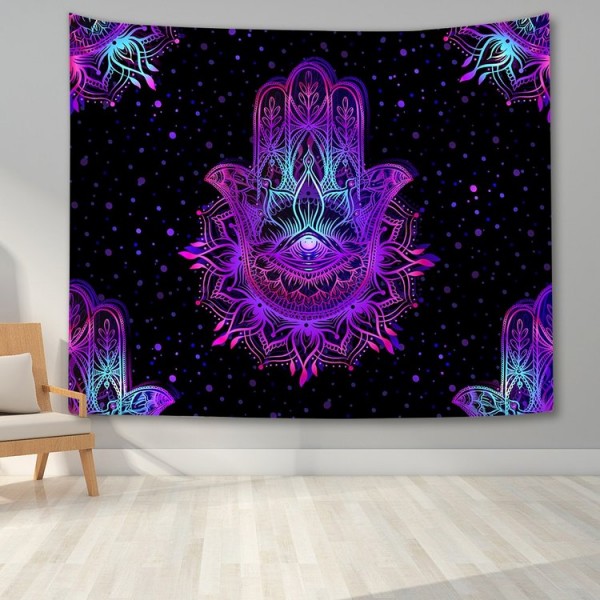 Hamsa Divination Hand - Printed Tapestry