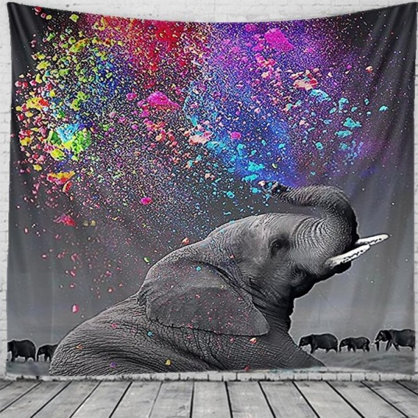 Indian Elephant - Printed Tapestry
