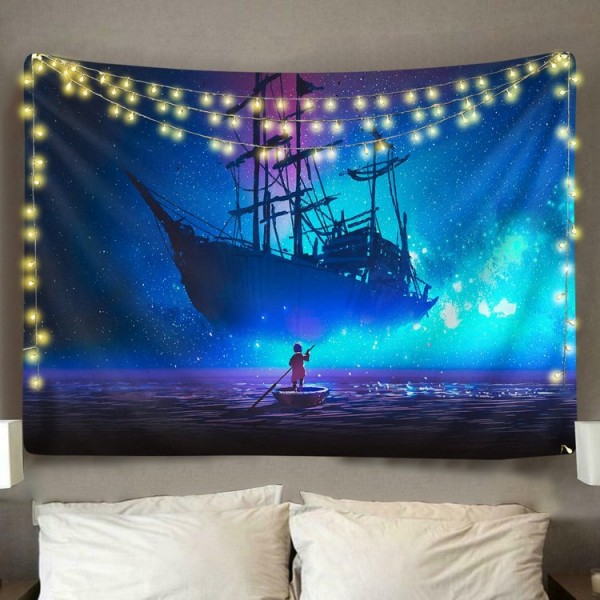 Ghost Ship  - Printed Tapestry