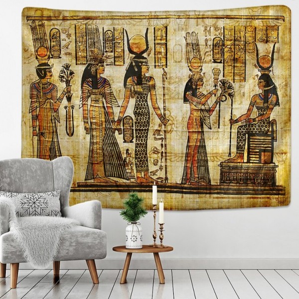 Ancient Egyptian Tribal Savage - Printed Tapestry
