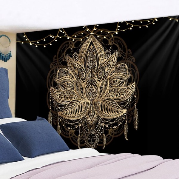 Mandala Moon - Printed Tapestry