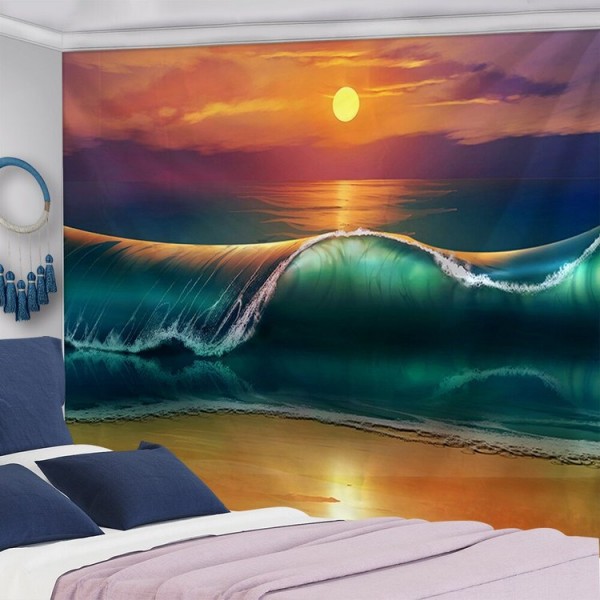 Waves - Printed Tapestry