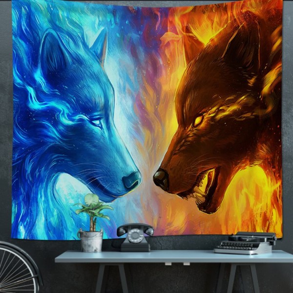 Wolf - Printed Tapestry