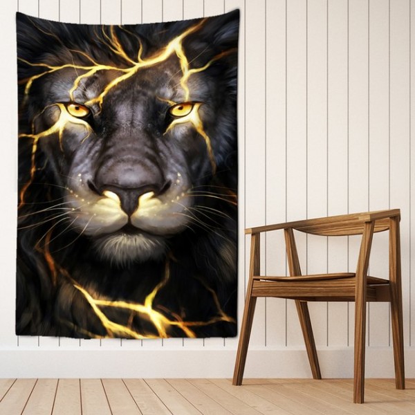 Lion - Printed Tapestry