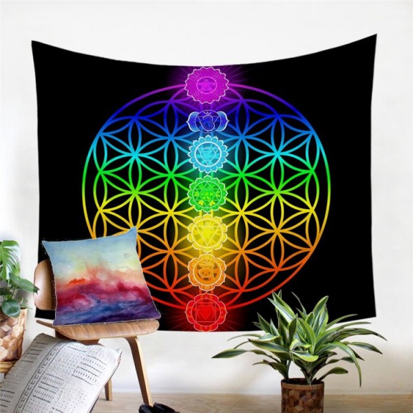 Hippie Chakra - Printed Tapestry