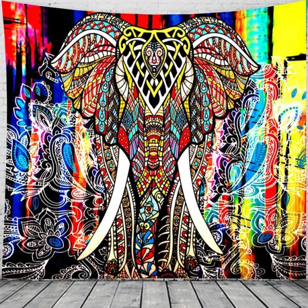 Indian Elephant - Printed Tapestry