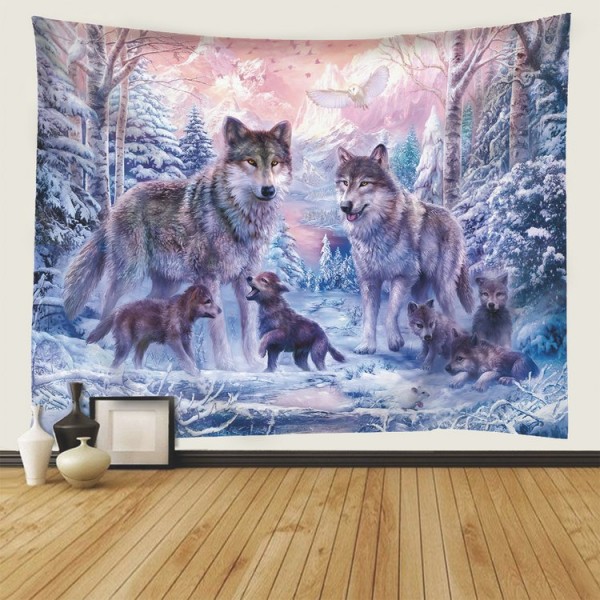 Wolf - Printed Tapestry