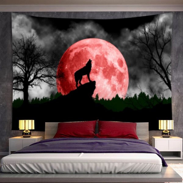 Wolf - Printed Tapestry