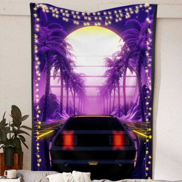 Tropical Outrun - Printed Tapestry